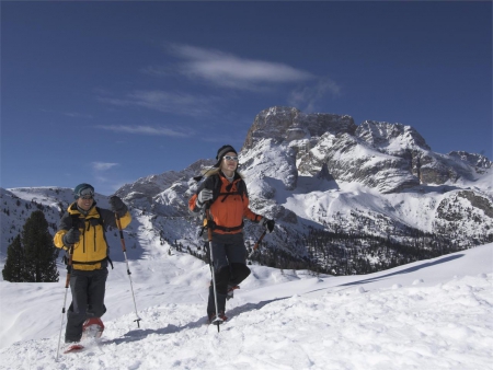 Dobbiaco - Escursione con le ciaspole nelle Dolomiti con la guida alpina Luis Strobl